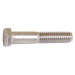 Reliable HBS123CT Hex Bolt, 1/2-13 Thread, 3 in OAL, Stainless Steel, Coarse, Partial Thread