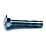 Reliable CBHDG14312B Carriage Bolt, 1/4-20 Thread, 3-1/2 in OAL, A Grade, Galvanized Steel, Coarse, Full Thread