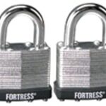 Master Lock 1803Q Padlock, Keyed Alike Key, 1/4 in Dia Shackle, 7/8 in H Shackle, Cast Hardened Steel Shackle, Laminated