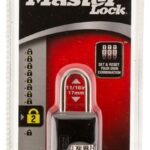 Master Lock 646D Padlock, 1/8 in Dia Shackle, 11/16 in H Shackle, Steel Shackle, Zinc Body, 13/16 in W Body