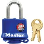 Master Lock 312D Padlock, Keyed Different Key, 9/32 in Dia Shackle, 1-1/16 in H Shackle, Steel Shackle, Steel Body