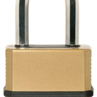 Master Lock Magnum Series M175BLCDLFHC Padlock, 3/8 in Dia Shackle, Boron Carbide Shackle, Zinc Body, 2 in W Body