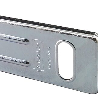 Master Lock 706D Hasp, 6 in L, Steel, Zinc, 9/16 in Dia Shackle