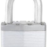 Master Lock Magnum Series M15BLCDLFHC Padlock, Different Key, Octagonal Shackle, 7/16 in Dia Shackle, 1-1/2 in H Shackle