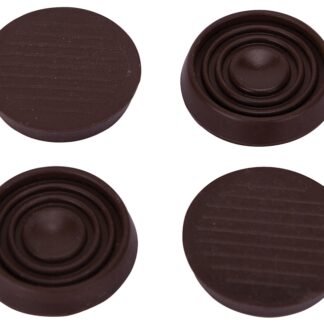 ProSource FE-S708-PS Caster Furniture Glide, Rubber, Brown, Brown, 1-3/4 x 1-3/4 x 3/8 in Dimensions