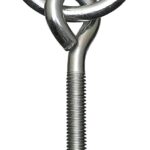 National Hardware 2061BC Series N220-632 Hitch Ring with Eye Bolt, 160 lb Working Load, 2 in ID Dia Ring, Steel, Zinc, 1/BAG