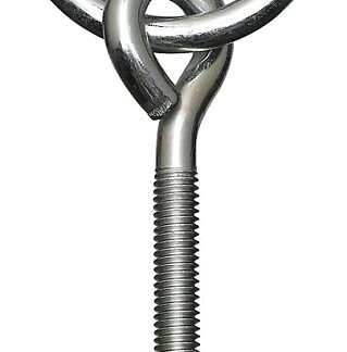 National Hardware 2061BC Series N220-632 Hitch Ring with Eye Bolt, 160 lb Working Load, 2 in ID Dia Ring, Steel, Zinc, 1/BAG