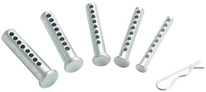 ProSource 91149 Universal Clevis Pin Assortment, 2 in OAL, Steel, Zinc Plated