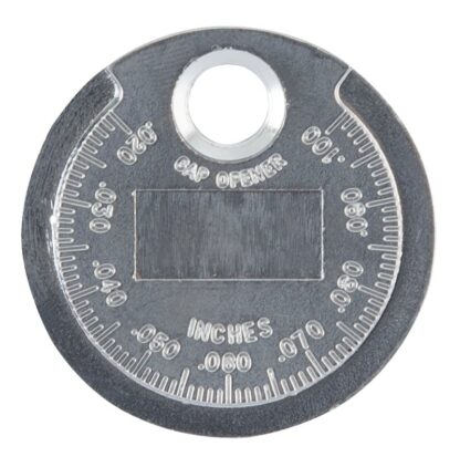 ProSource SP0629 Spark Plug Gap Gauge, Functions: Tapered Edge for Measuring and Adjusting Spark Plug Gap, Zinc Alloy Sells in Quantity of 12