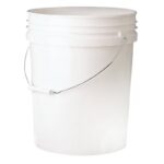 ENCORE Plastics 201013 Paint Pail, 5 gal Capacity, Plastic, White