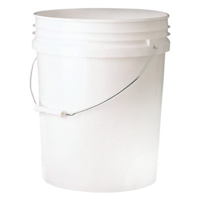 ENCORE Plastics 201013 Paint Pail, 5 gal Capacity, Plastic, White