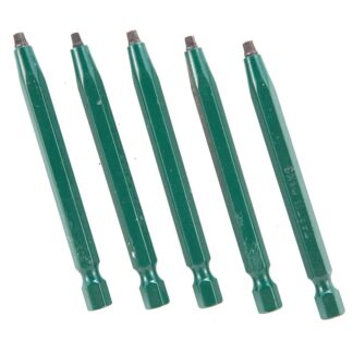 Task T68711 Two-Piece Screwdriver Bit, #1 Drive, Robertson Drive, 3 in L, Steel