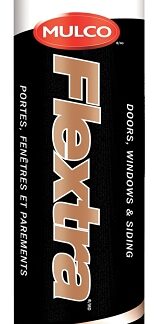 Mulco Flextra 101390 Thermoplastic Sealant, Dark Brown, -22 to 100 deg F, 300 mL Cartridge Sells in Quantity of 12