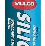 Mulco 111000 Universal Silicone Sealant, Clear, -4 to 122 deg F, 300 mL Cartridge