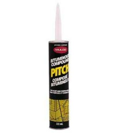 Mulco 136 950 Pitch, Black, 300 mL Cartridge Sells in Quantity of 20