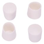 ProSource FE-50611-PS Furniture Leg Tip, Round, Plastic, White, 1/2 in Dia, 5/8 in H