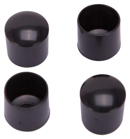 ProSource FE-50604-PS Furniture Leg Tip, Round, Plastic, Black, 7/8 in Dia, 1 in H