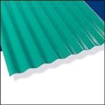 Palruf 101480 Corrugated Roofing Panel, 12 ft L, 26 in W, 0.063 in Thick Material, PVC, Green Sells in Quantity of 10