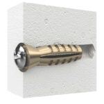 Reliable WLS10112MK Shield Anchor, 5/16 in Dia, 1-1/2 in L, Steel