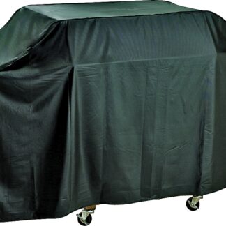 Omaha SPC01-123L Grill Cover, 22 in W, 37 in H, Vinyl, Black