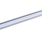 ProSource LR084 Bolt Hook, 5/8 in Thread, 10 in L Thread, 12 in L, Steel, Zinc-Plated