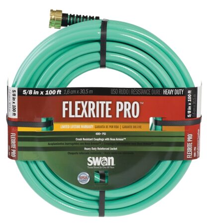 SWAN FXP58100 Garden Hose Female x Male, 100 ft L, Female x Male