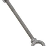 National Hardware N245-142 Eye Bolt, 3/8-16 Thread, 2-1/2 in L Thread, 3/4 in ID x 1-3/8 in OD Dia Eye, 6 in L Shank