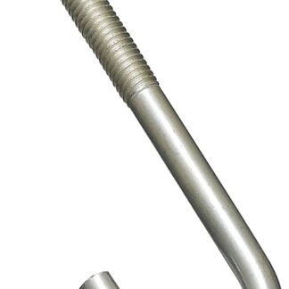 National Hardware 2195BC Series N232-959 J-Bolt, 3/8 in Thread, 5 in L, 225 lb Working Load, Steel, Zinc Sells in Quantity of 10