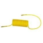 Topring 88.1 Recoil Air Hose, 1/4 in ID, 25 ft L, NPT, 250 psi Pressure, Nylon, Yellow