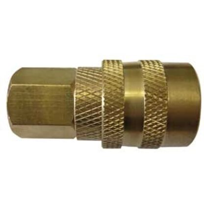 Topring 88.203 Coupler, 1/4 in, FNPT, Brass