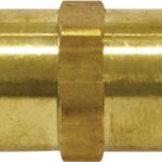 Topring 88.402 Hexagonal Hose Nipple, 1/4 in, FNPT, Brass