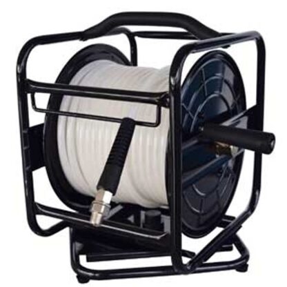 Topring 88.953 Rotary Hose Reel, 1/4 in Hose, 100 ft L Hose, Polyurethane