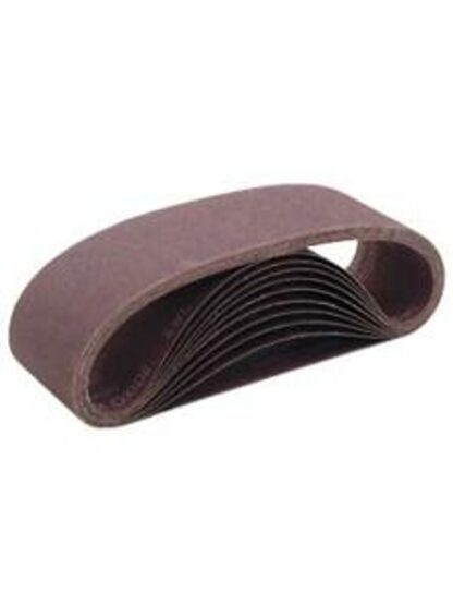 Norton Metalite R255 Series 81846 Portable Sanding Belt, 3 in W, 21 in L, 36 Grit, Extra Coarse, Aluminum Oxide Abrasive Sells in Quantity of 5