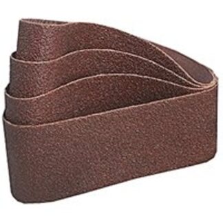 NORTON 27944 Sanding Belt, 4 in W, 24 in L, 80 Grit, Medium, Aluminum Oxide Abrasive Sells in Quantity of 10