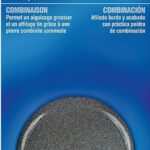 NORTON 85316 Sharpener, 3 in W, 5/8 in Thick, 280 um Grit, Coarse/Fine, Silicone Carbide Abrasive