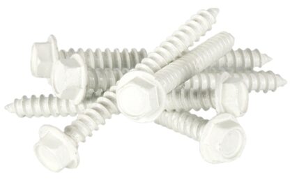 Regal SCP-24-0W Lag Screw, #14 Thread, 2-1/2 in OAL, Aluminum, Powder-Coated