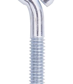 ProSource LR271 Eye Bolt, 1/4 in Thread, Machine Thread, 1-5/8 in L Thread, 31/32 in Dia Eye, 125 lb Working Load, Steel Sells in Quantity of 20