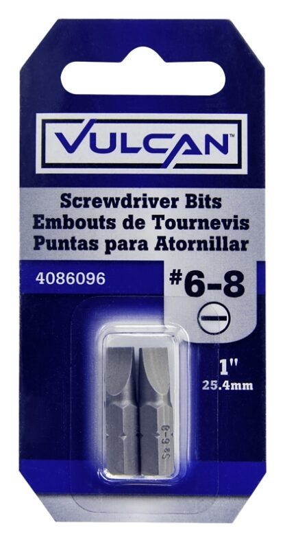 Vulcan 306272OR Screwdriver Bit, Hex Shank, S2 Chrome Molybdenum Steel