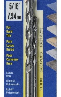 ARTU 01440 Drill Bit, 5/16 in Dia, 4-1/2 in OAL, Flat Flute, 2-Flute, 5/16 in Dia Shank, Straight Shank