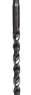 Task T75037 Drill Bit, 1/2 in Dia, 12 in OAL, 2-Flute, SDS Plus Shank