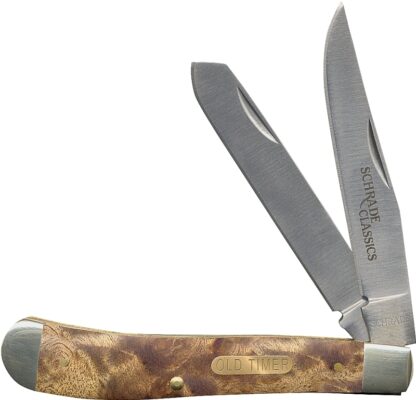 Old Timer 94OTW Folding Pocket Knife, 3 in L Blade, 7Cr17 High Carbon Stainless Steel Blade, 2-Blade