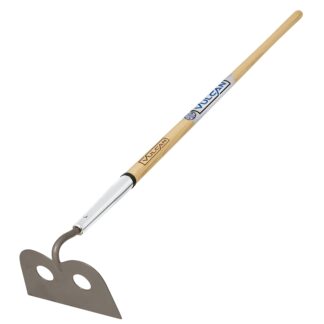 Vulcan 34468 Mortar Hoe, 10 in W Blade, Steel Blade, 60 in L Handle, Wood Handle