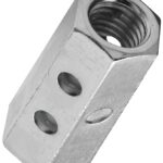 National Hardware 4003BC Series N182-709 Coupler, UNC Coarse Thread, 1/2-13 Thread, Steel, Zinc