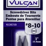 Vulcan 306352OR Screwdriver Bit, Hex Shank, S2 Chrome Molybdenum Steel