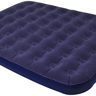 World Famous 7890 Velour Top Air Bed, 75 in L, 52 in W, Double, Vinyl