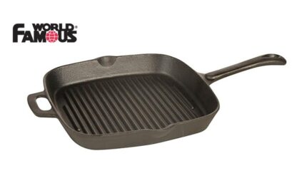 World Famous 1347 Grill Pan, Cast Iron