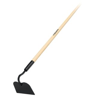 Landscapers Select 34614 ATJ-P Garden Hoe, 6 in W Blade, Steel Blade, Stamped Blade, Hardwood Handle, 52 in OAL Sells in Quantity of 6