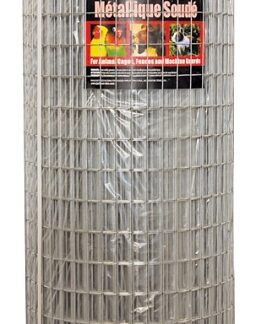 Jackson Wire 10 04 39 14 Welded Wire Fence, 100 ft L, 48 in H, 1 x 2 in Mesh, 14 Gauge, Galvanized