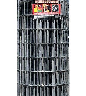 Jackson Wire 10 01 40 14 Welded Wire Fence, 100 ft L, 60 in H, 2 x 4 in Mesh, 12-1/2 Gauge, Galvanized