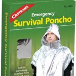 COGHLAN'S 1390 Emergency Survival Poncho, Metallized Aluminum/Polyethylene Sells in Quantity of 6